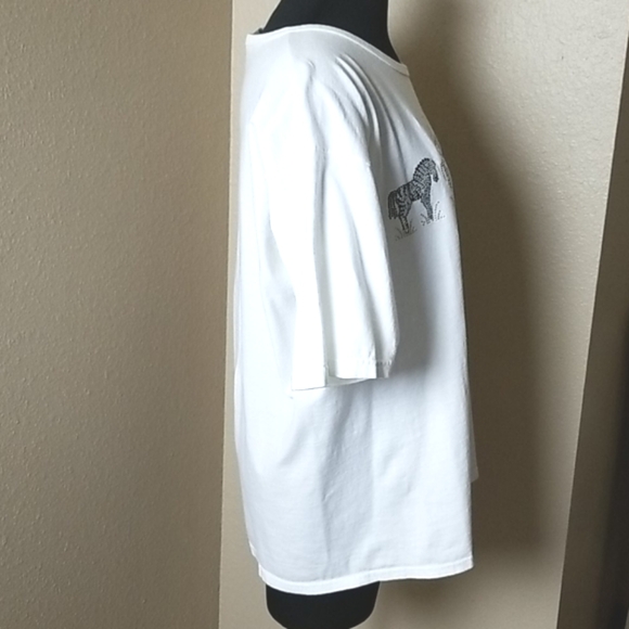 Christine Alexander White African Animal Safari Shirt - Picture 4 of 7